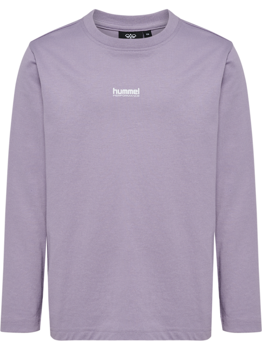 hmlJR FAST T-SHIRT L/S, LAVENDER GRAY, packshot