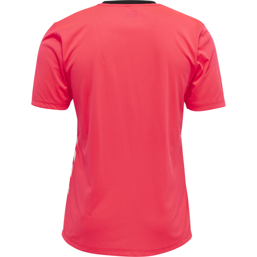 hmlREFEREE CHEVRON JERSEY S/S, DIVA PINK, packshot