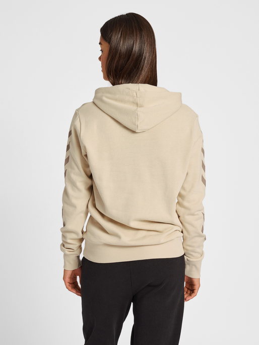 hmlLEGACY HOODIE, PUMICE STONE, model