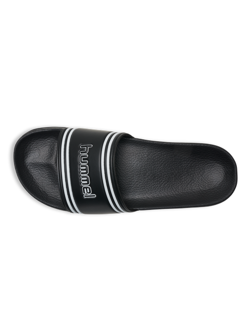 POOL SLIDE RETRO, BLACK/WHITE, packshot