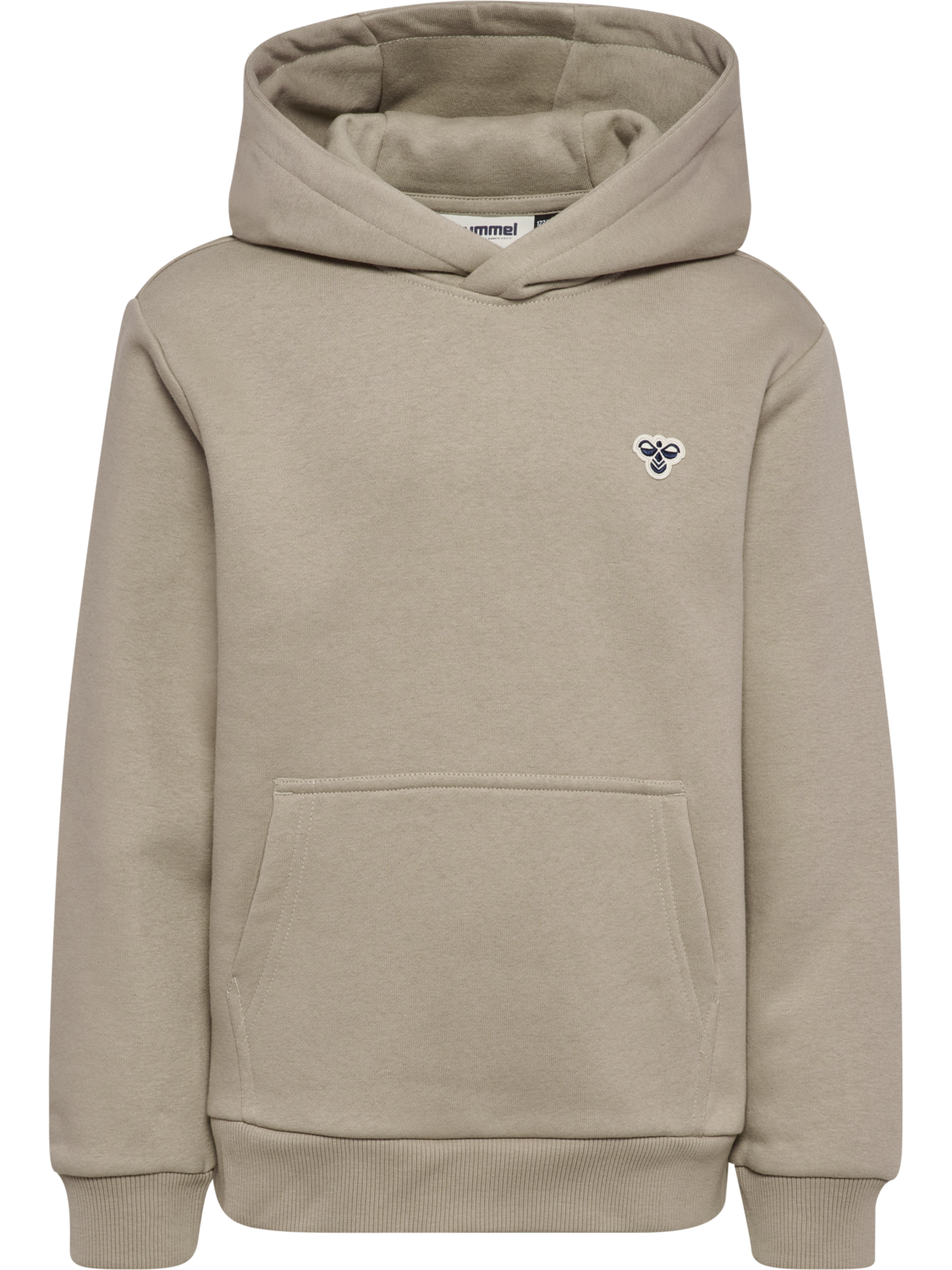 hmlJR LOOSE HOODIE BEE, VINTAGE KHAKI, packshot