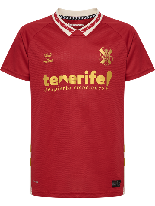 CDT 25/26 AWAY JERSEY S/S KIDS, SCARLET SMILE, packshot