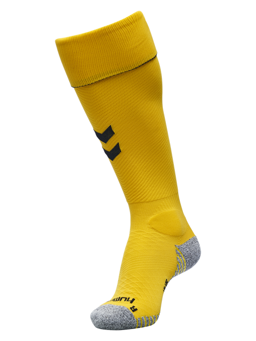 PRO FOOTBALL SOCK 17 - 18, SPORTS YELLOW/BLACK, packshot