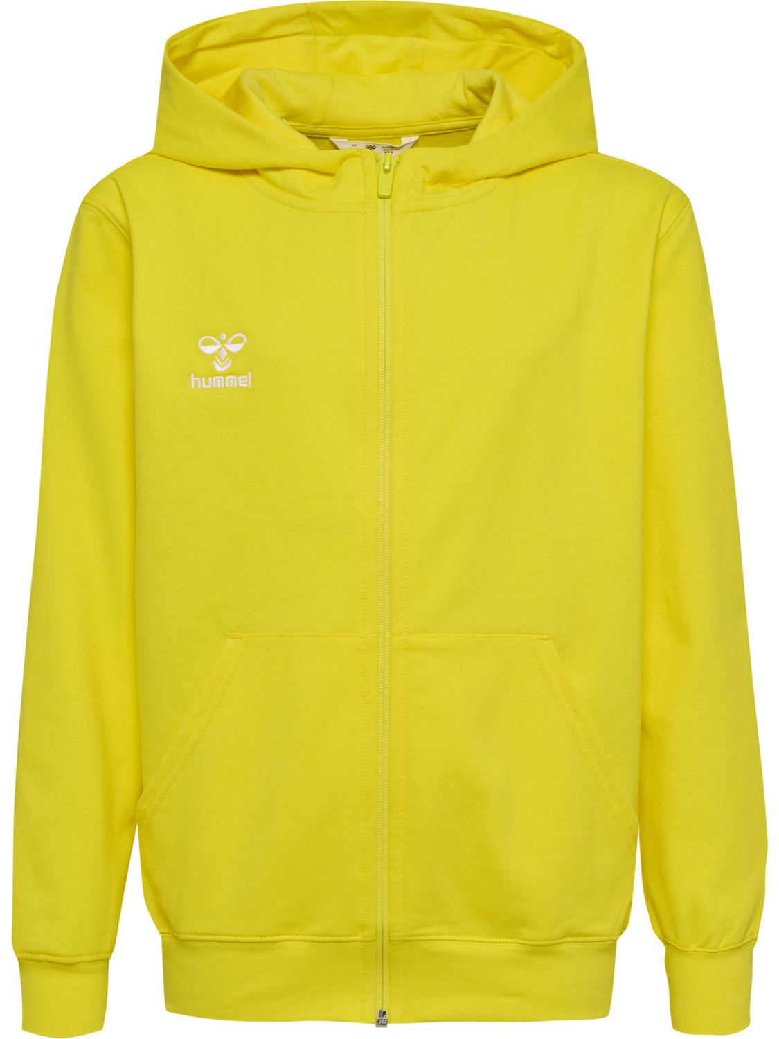 hmlGO 2.0 ZIP HOODIE KIDS, BLAZING YELLOW, packshot