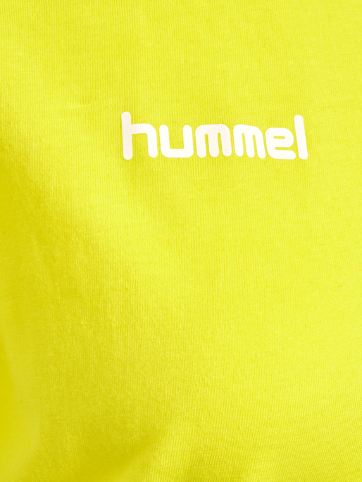 HMLGO COTTON T-SHIRT WOMAN S/S, BLAZING YELLOW, packshot