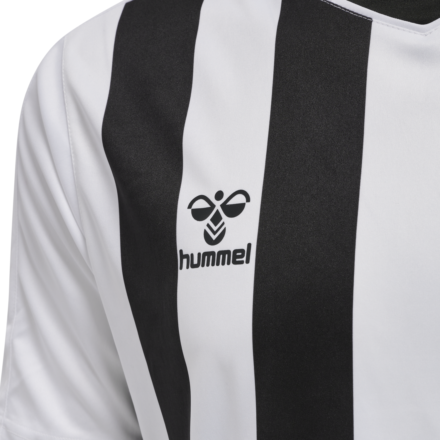 hmlCORE XK STRIPED JERSEY S/S, WHITE/BLACK, packshot