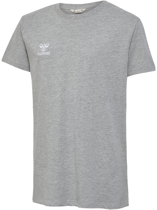 hmlGO 2.0 T-SHIRT S/S KIDS, GREY MELANGE, packshot