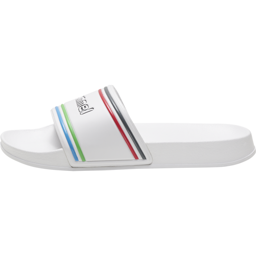 POOL SLIDE RETRO, WHITE, packshot