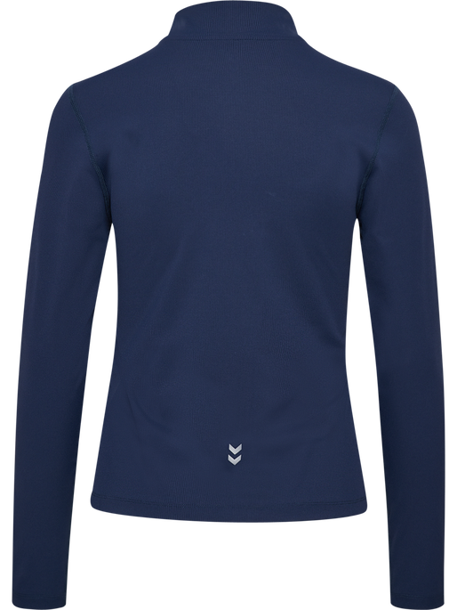 hmlFAST W ZIP TOP L/S, DRESS BLUES hmlFAST W ZIP TOP L/S, DRESS BLUES, packshot