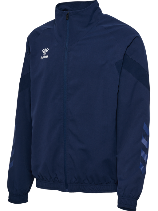 hmlTRAVEL WOVEN JACKET, MARINE, packshot
