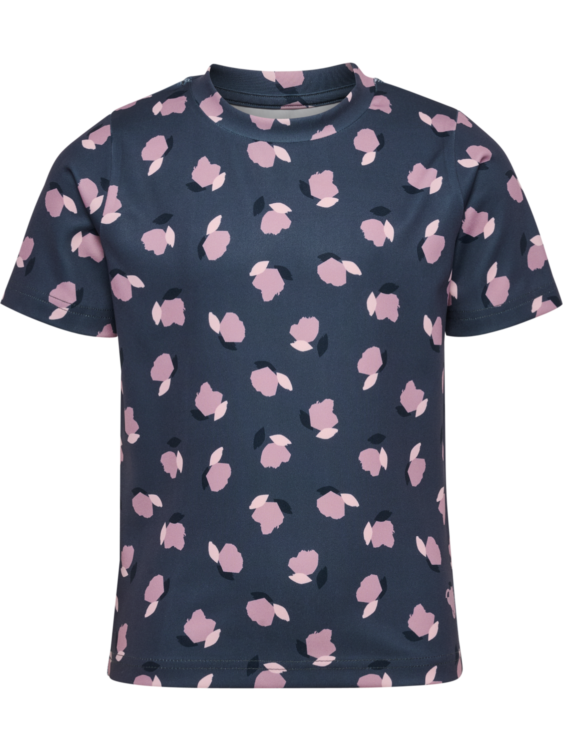 hmlJR FITTED AOP GYM T-SHIRT S/S, OMBRE BLUE, packshot