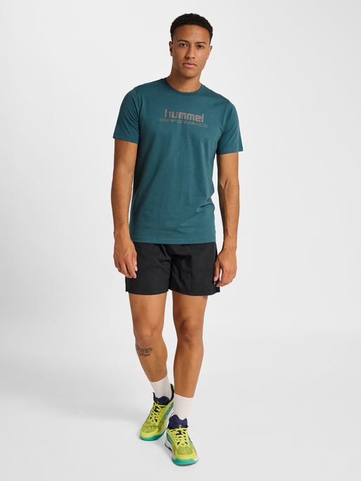 hmlPULSE GRAPHIC T-SHIRT S/S, BALSAM, model