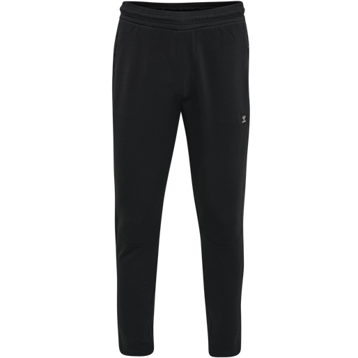 hmlTROPPER TAPERED PANTS, BLACK, packshot