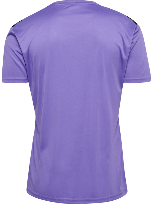 hmlAUTHENTIC PL JERSEY S/S, DAHLIA PURPLE/ASPHALT, packshot