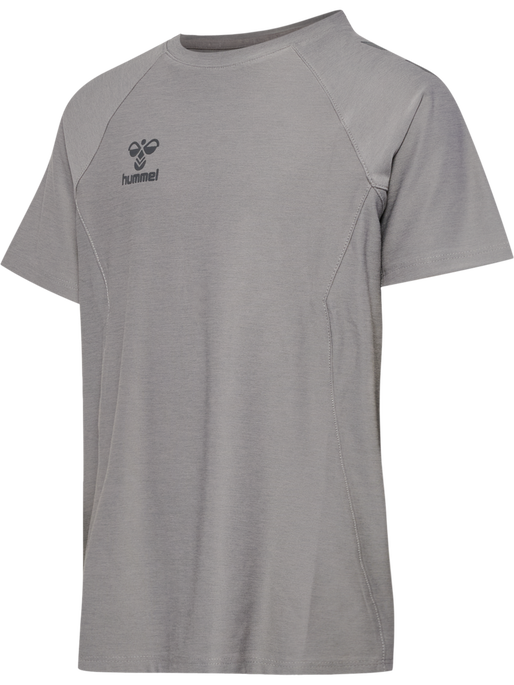 hmlCIMA 2.0 JERSEY S/S KIDS, ALLOY MELANGE, packshot