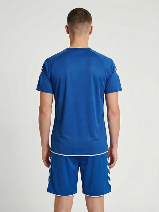 hmlCORE 2.0 JERSEY S/S, TRUE BLUE/WHITE, model