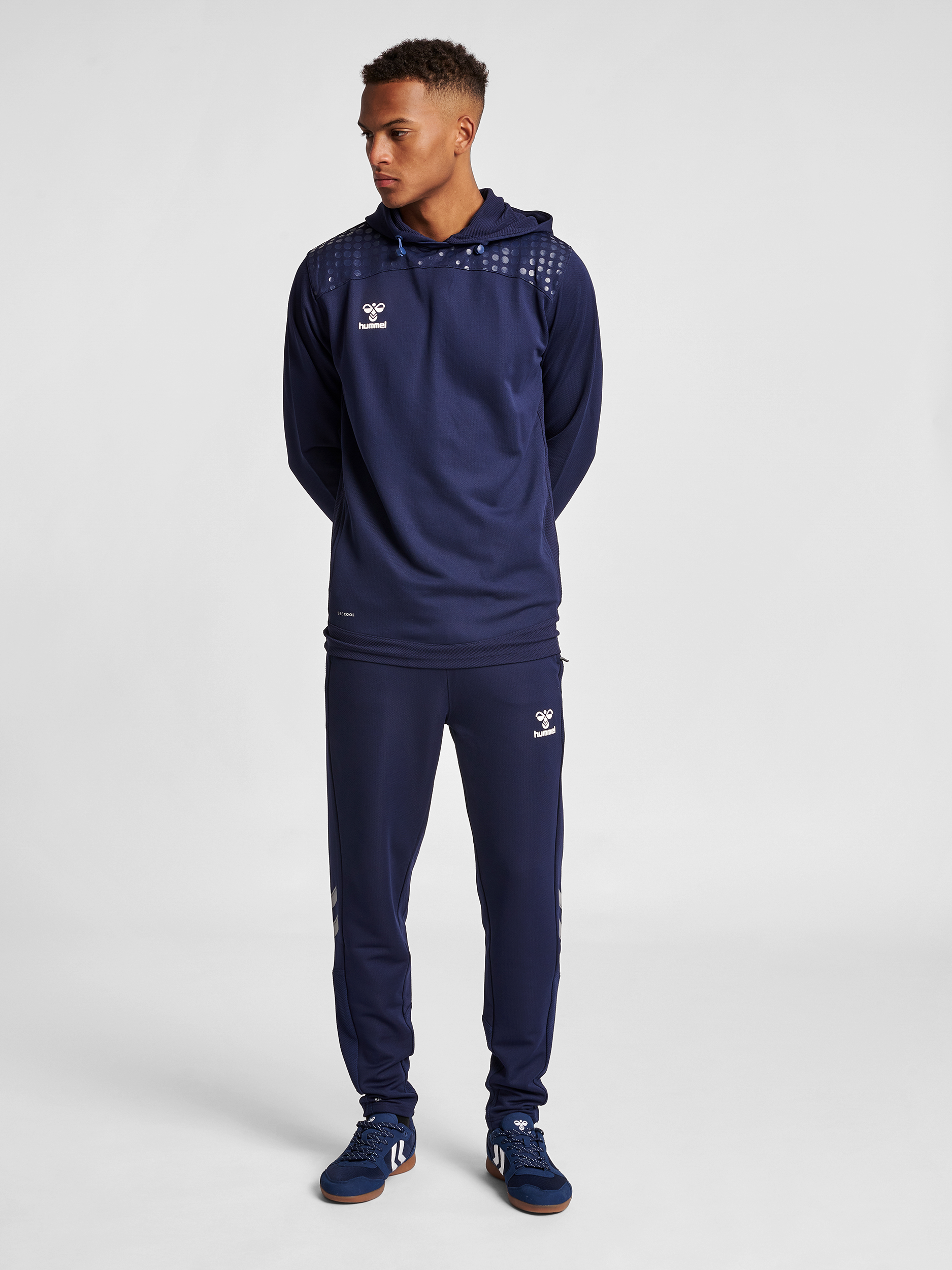 hummel LEAD FOOTBALL PANTS - MARINE 