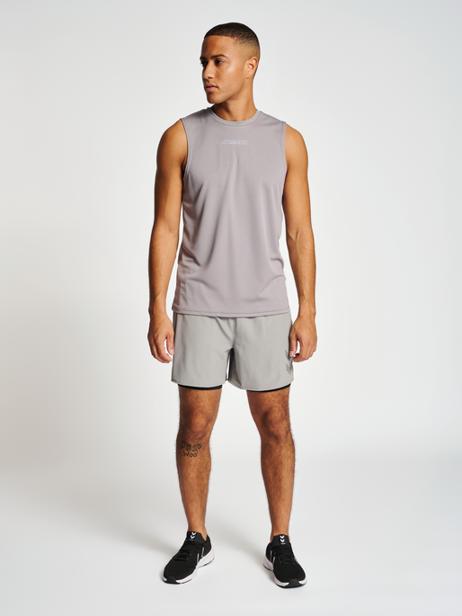 hmlTE FLEX TANKTOP, SHARKSKIN, model