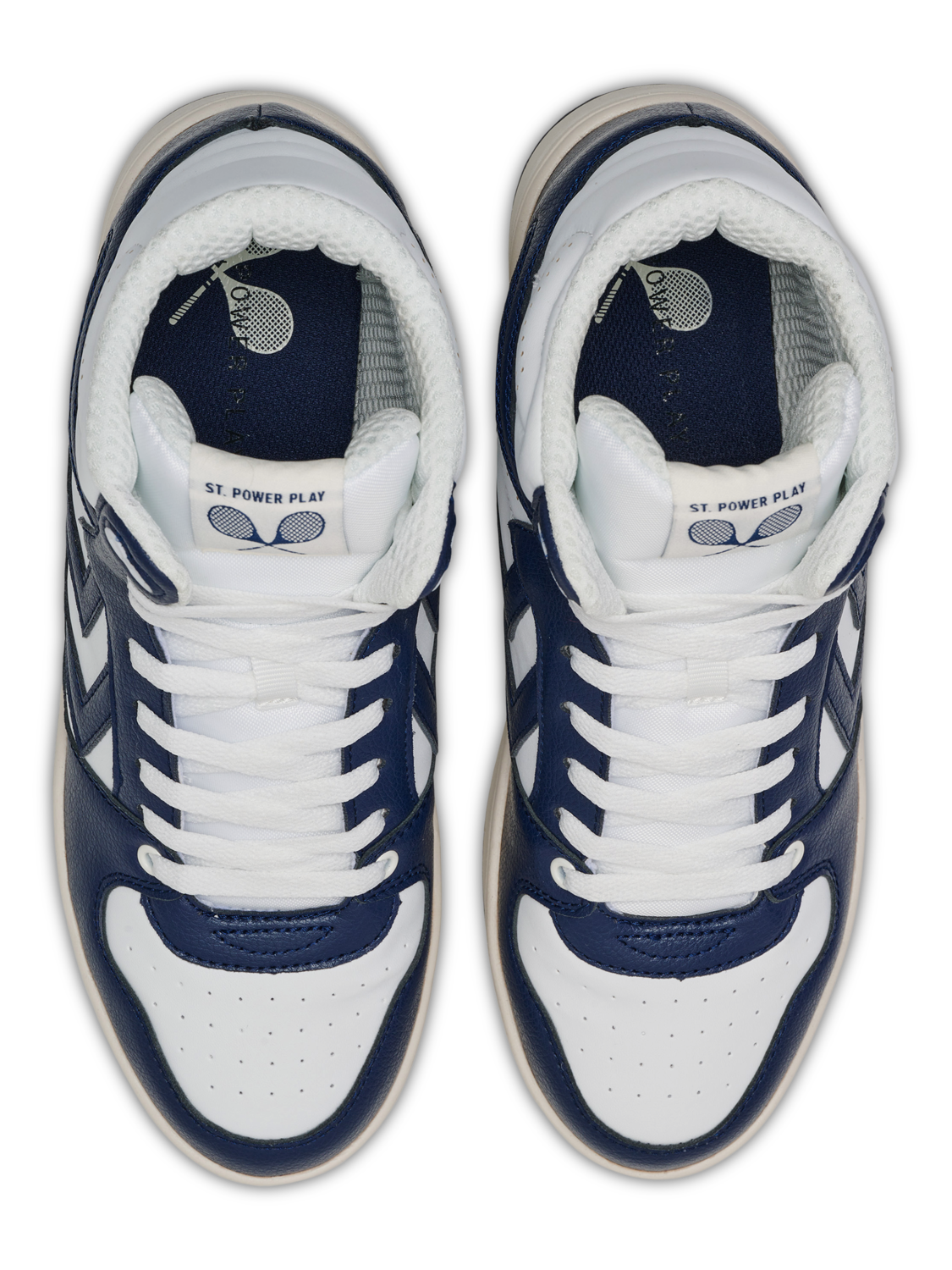 ST. POWER PLAY MID RT, WHITE/NAVY, packshot