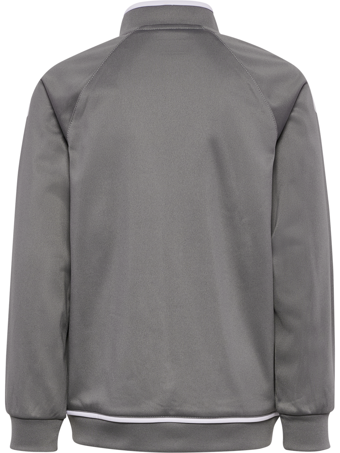 hmlCORE 2.0 TRACK ZIP JACKET KIDS, STEEL GRAY/WHITE, packshot