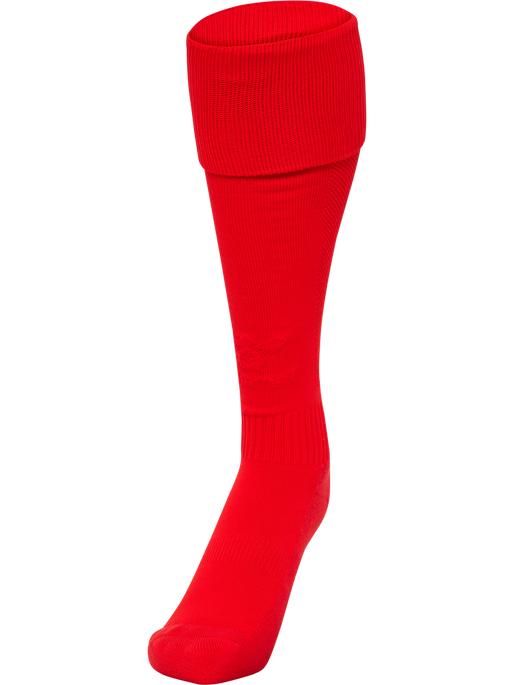 hmlESSENTIAL FOOTBALL SOCKS, TRUE RED/TRUE RED, packshot