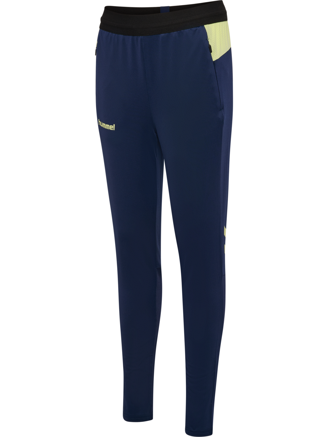 hmlBLAZE 2.0 TRAINING PANTS KIDS, MARINE/SHADOW LIME, packshot