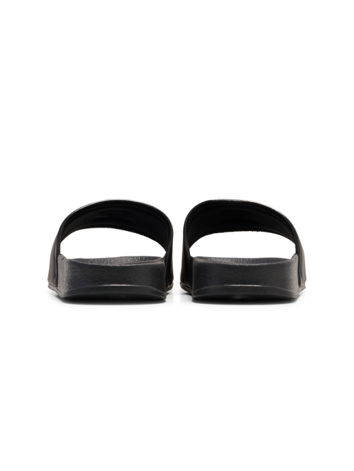 POOL SLIDE JR , BLACK/WHITE, packshot