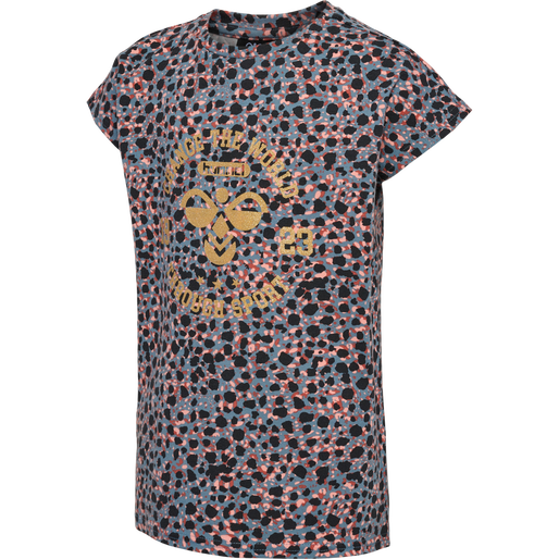 hmlMEJSE T-SHIRT S/S, BLUE MIRAGE, packshot