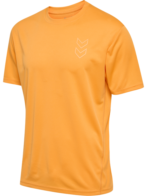 hmlACTIVE PL JERSEY S/S, BLAZING ORANGE hmlACTIVE PL JERSEY S/S, BLAZING ORANGE, packshot