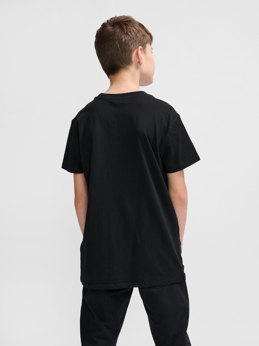 Kids plain black tshirt cheap