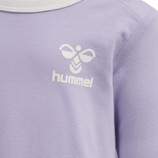 hmlMAUI T-SHIRT L/S, PASTEL LILAC, packshot