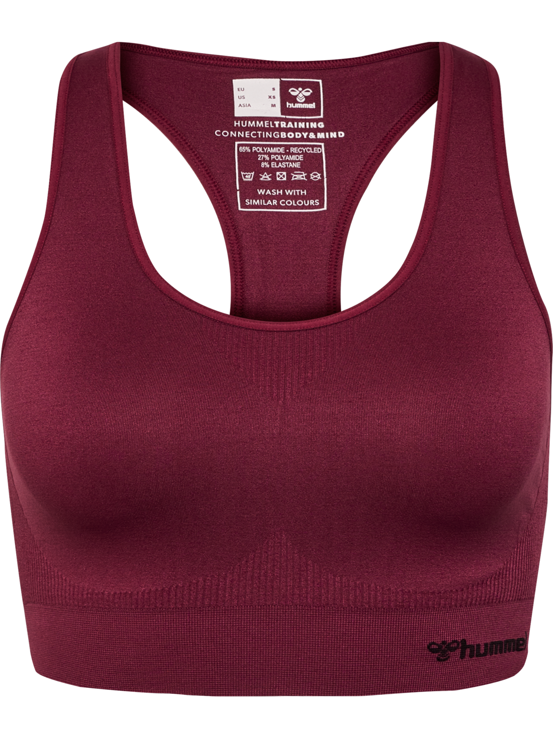 hmlTIF SEAMLESS SPORTS TOP, CHOCOLATE TRUFFLE, packshot