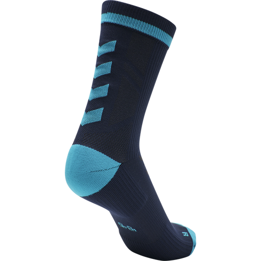 ELITE INDOOR SOCK LOW PA, DARK SAPPHIRE/BLUEBIRD, packshot