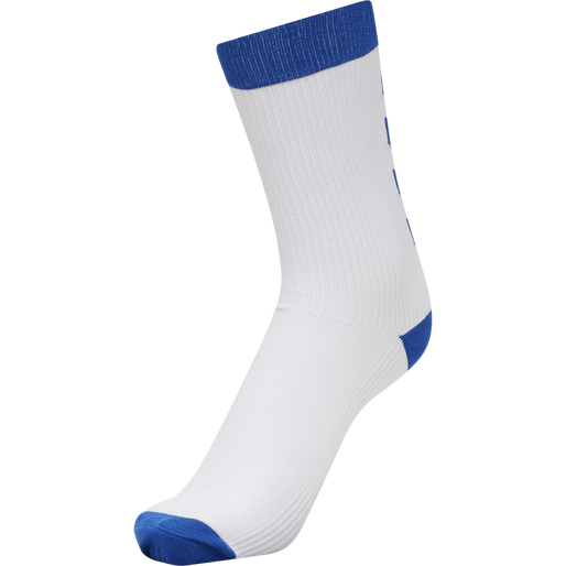 ELEMENT INDOOR SPORT SOCK 2 PACK, WHITE/TRUE BLUE, packshot