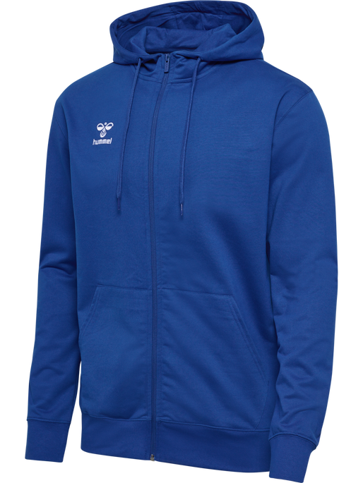 hmlGO 2.0 ZIP HOODIE, TRUE BLUE, packshot