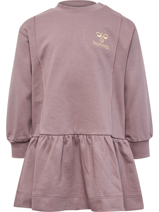 hmlHELLE DRESS L/S, TWILIGHT MAUVE hmlHELLE DRESS L/S, TWILIGHT MAUVE, packshot