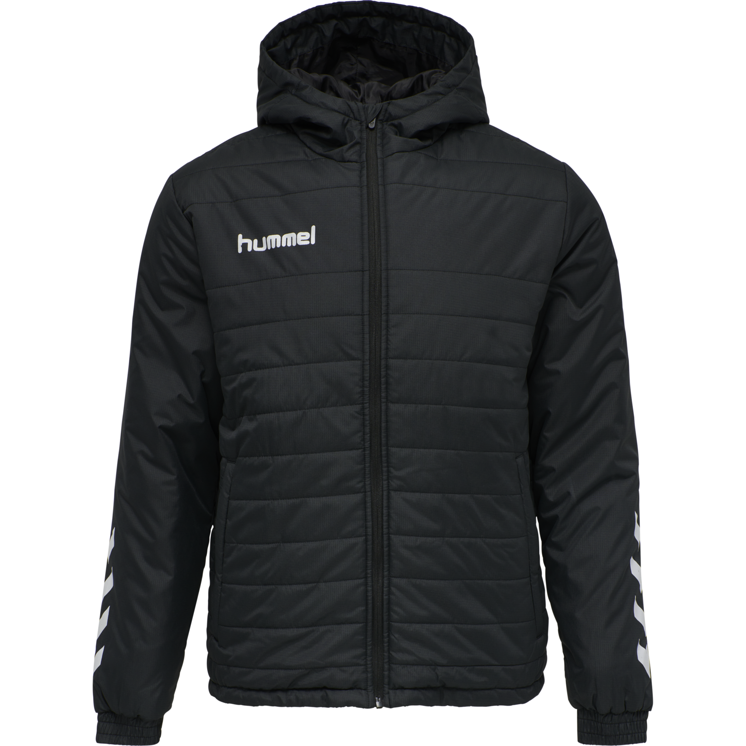 hummel PROMO SHORT BENCH JACKET - BLACK 