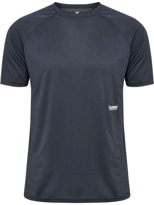hmlPULSE WORKOUT T-SHIRT S/S, EBONY, packshot
