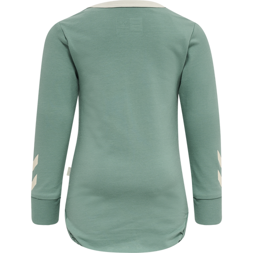 hmlMAULE BODY L/S, MINERAL BLUE, packshot