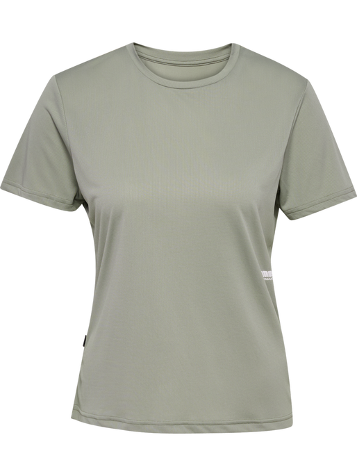 hmlPULSE WORKOUT W T-SHIRT S/S, SEAGRASS, packshot