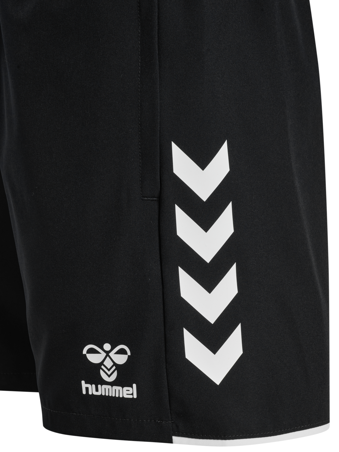 hmlCORE 2.0 WOVEN SHORTS WOMAN, BLACK/WHITE, packshot