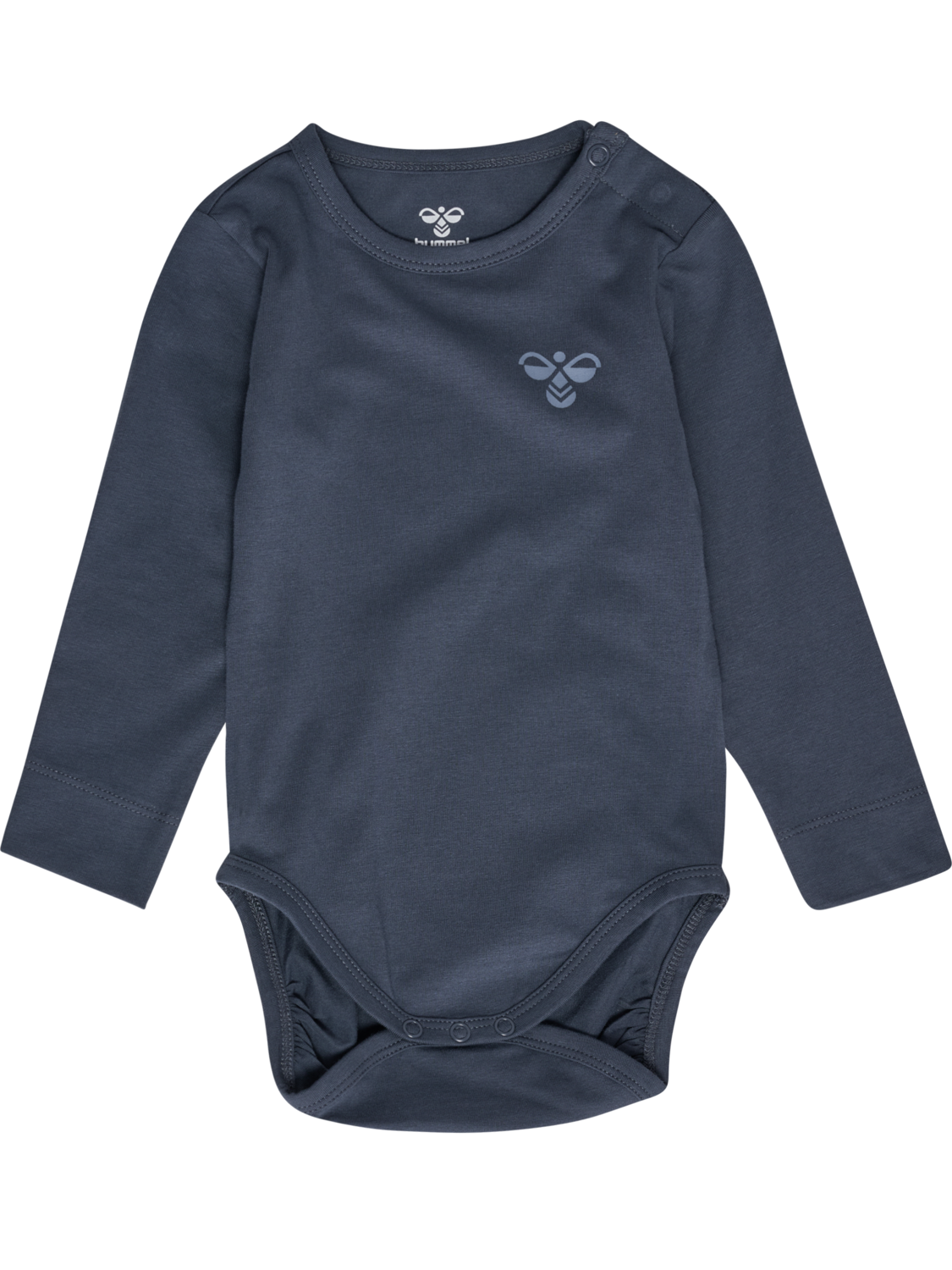 hmlMINI 2-PACK BODY L/S, OMBRE BLUE/FLINT STONE, packshot