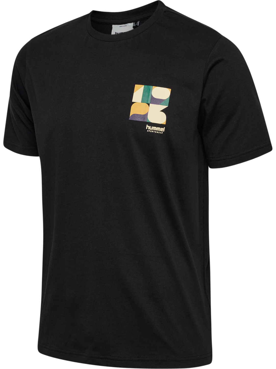 hmlREGULAR GRAPHIC TEE S/S, BLACK/BLACK, packshot