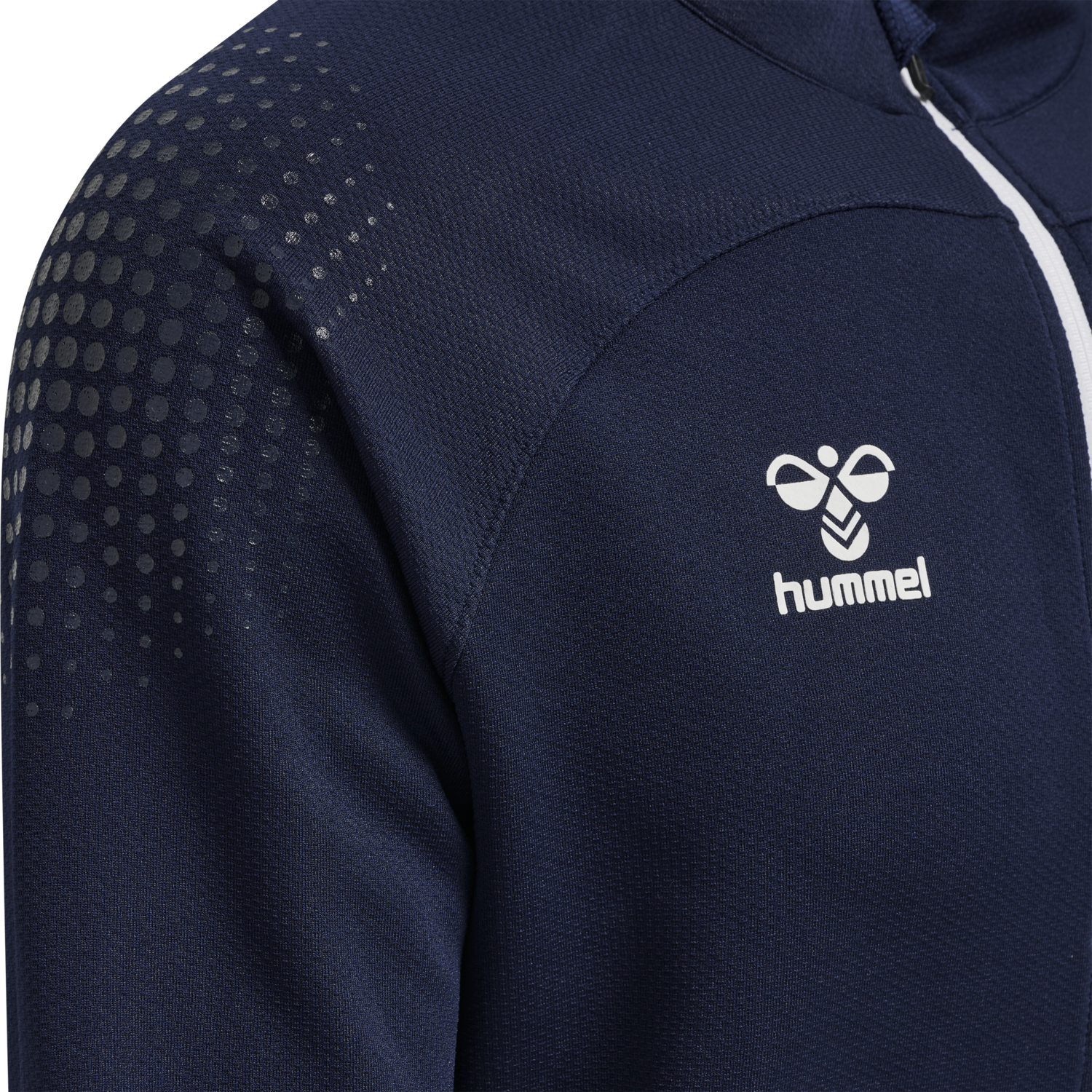 hummel authentic charge poly zip jacket