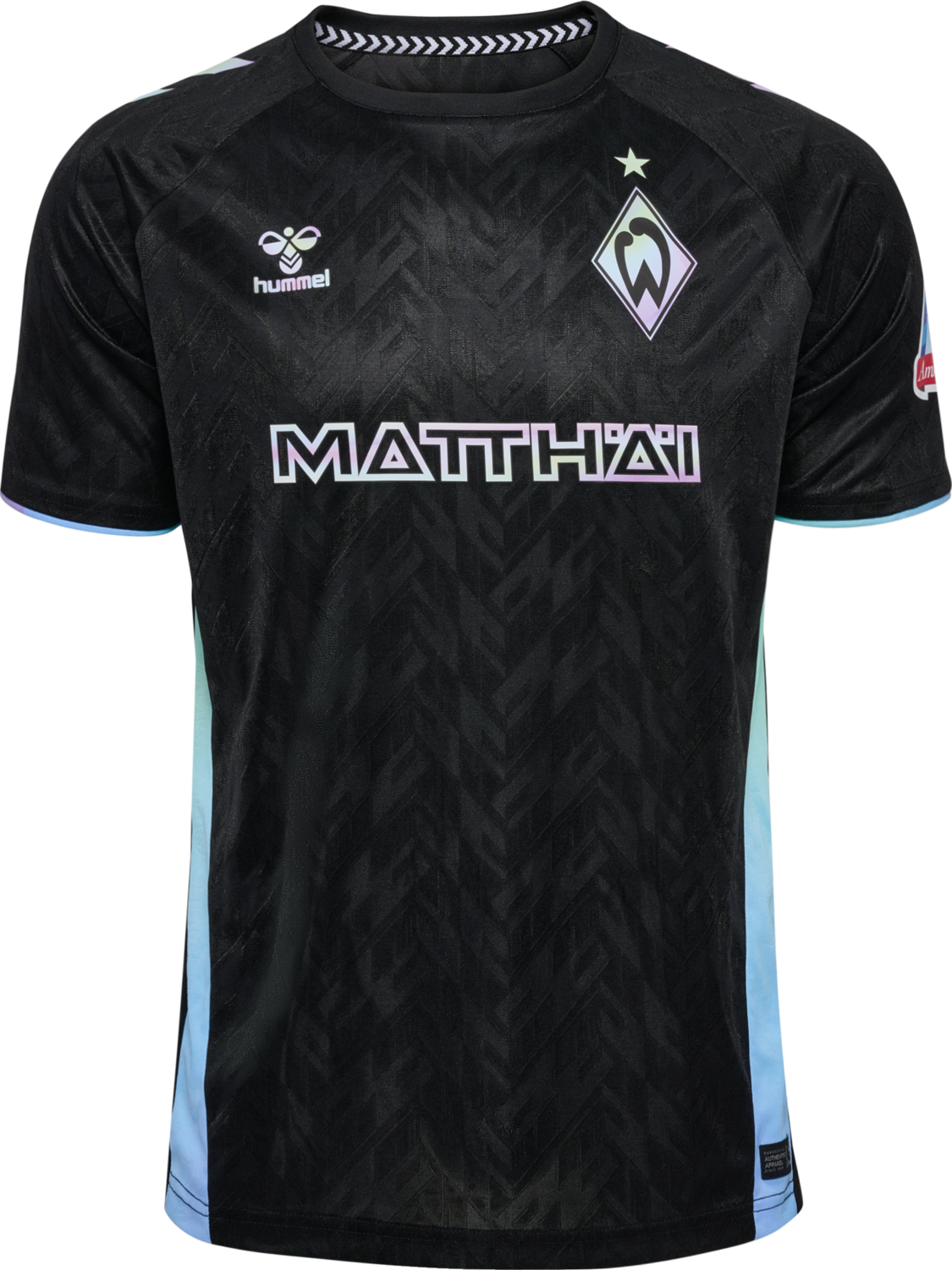 WER 24/25 3RD JERSEY S/S, BLACK, packshot