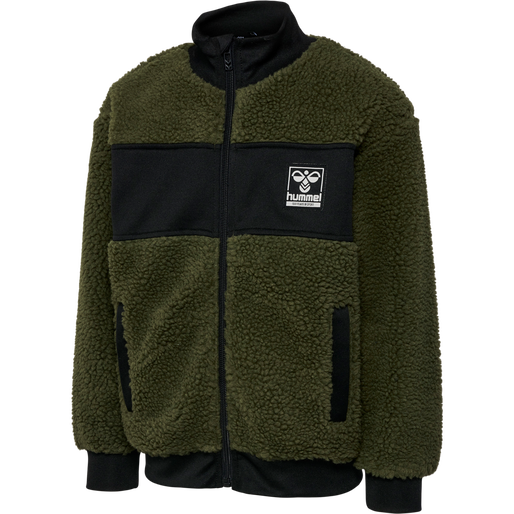 hummel EVAN ZIP JACKET OLIVE NIGHT hummel