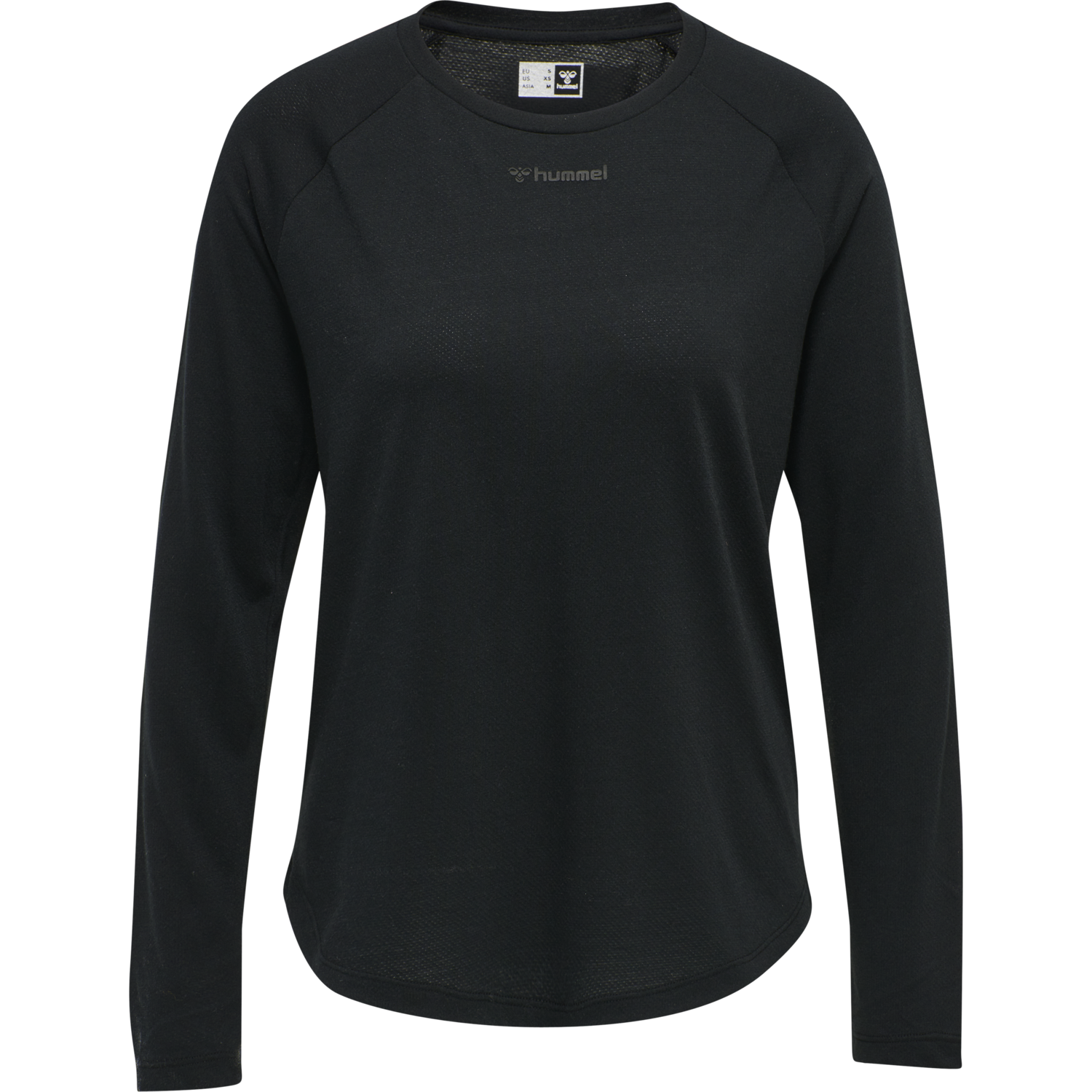 hmlMT VANJA T-SHIRT L/S, BLACK, packshot