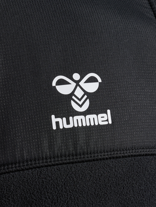 hmlGO FLEECE JACKET, BLACK hmlGO FLEECE JACKET, BLACK, packshot