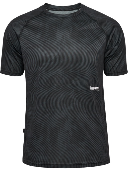 hmlPULSE AOP WORKOUT SHORTS SET, BLACK/EBONY hmlPULSE AOP WORKOUT SHORTS SET, BLACK/EBONY, packshot