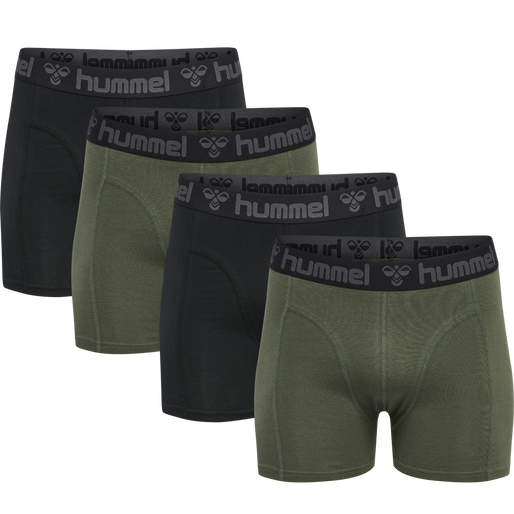 hmlMARSTON 4-PACK BOXERS, BLACK, packshot